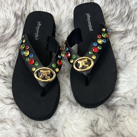 Jeffrey Campbell
Iconics Black Gold Leather - Picture 8 of 9